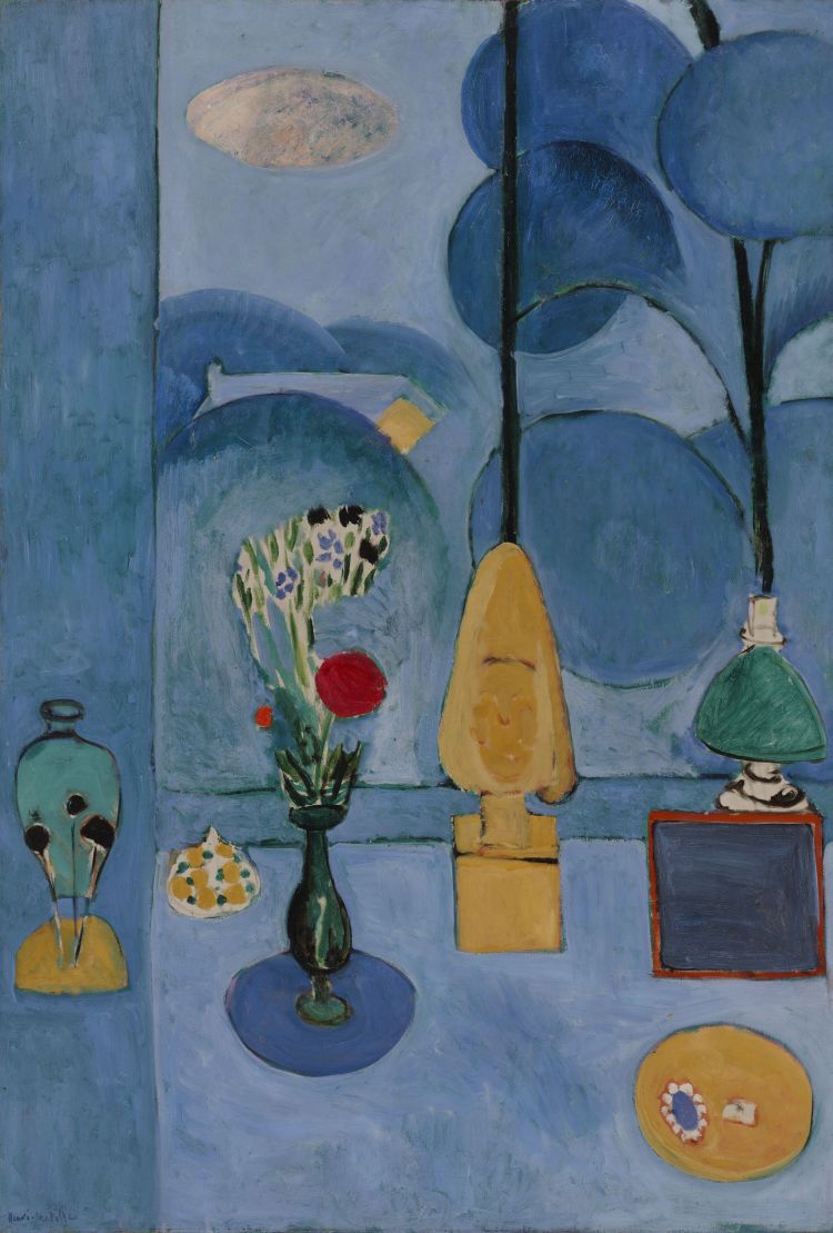 The Blue Window by Henri Matisse : Sanjeev.NETwork